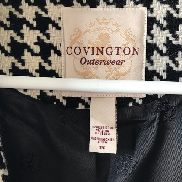 Houndstooth pea coat - Picture 2 of 5